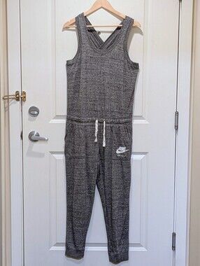 GUC Nike M Vintage Organic Cotton Jumpsuit in Heather Grey